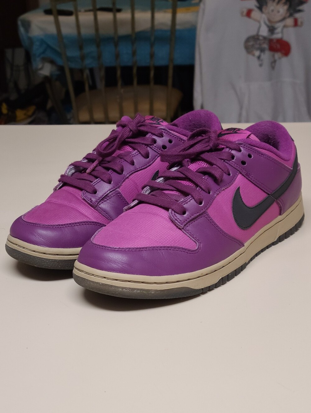 Nike Dunk Low Viotech Hot Fushia casual low top skateboard sneakers size 10.5